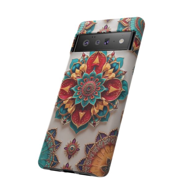 Colorful Mandala Phone Cover, Bohemian Style Accessory, Unique Gift for Her, Stylish Smartphone Protection