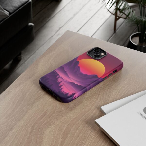 Mountain Sunset Phone Case - Tough Cases for Nature Lovers