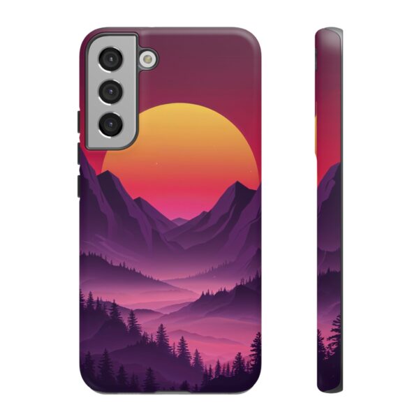 Mountain Sunset Phone Case - Tough Cases for Nature Lovers