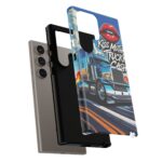 Cool Phone Case for Truck Lovers, Trucking Gifts, Unique Truck Driver Accessories, Kiss Mutha Truckin Cash Design, Fun Car Enthusiast Gift