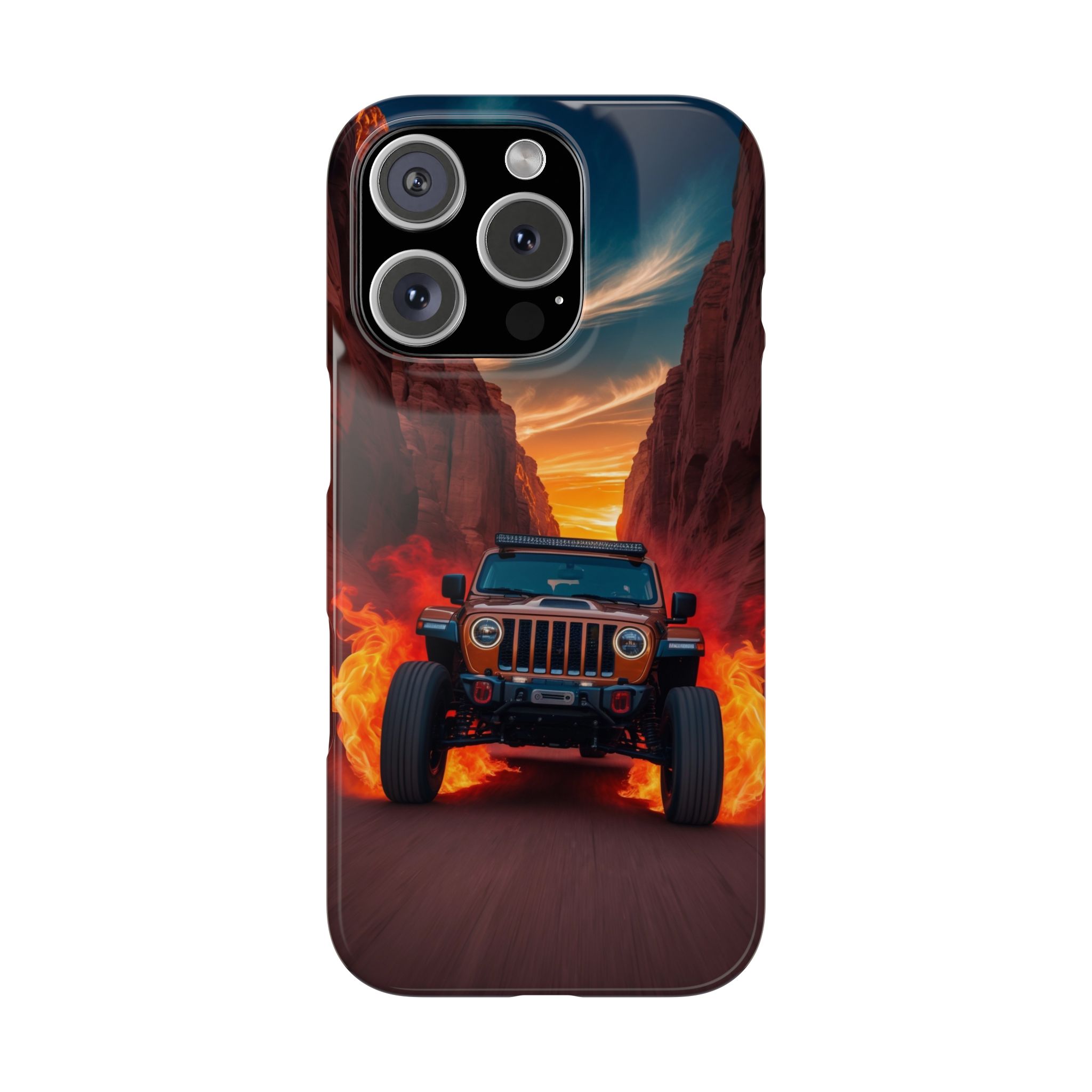 Adventure Jeep Slim Phone Case - Perfect for Off-Road Enthusiasts