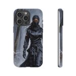 Artistic Phone Case, Ninja Aesthetic, Unique Smartphone Cover, Adventurous Spirit