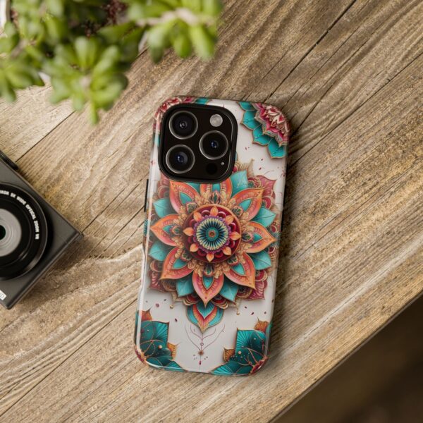 Mandala Phone Case, Colorful Floral Design, Bohemian Style, Tough Cases, Gift for Her