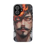 Fiery Design, Anime Style, Unique Cell Phone Accessory, Strong and Stylish