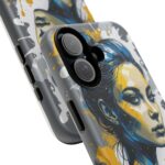 Vibrant, Artistic Tough Phone Case, Modern Art, Smartphone Accessories