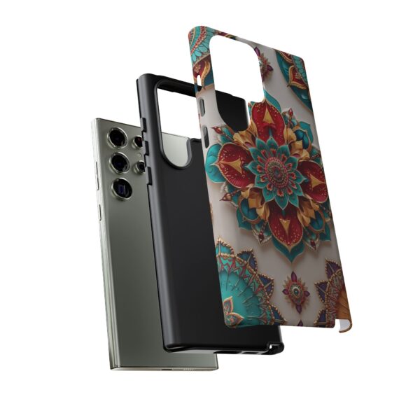 Colorful Mandala Phone Cover, Bohemian Style Accessory, Unique Gift for Her, Stylish Smartphone Protection