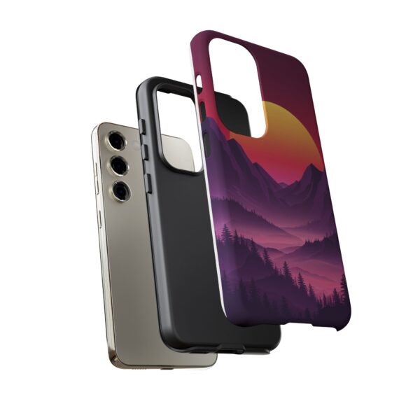 Mountain Sunset Phone Case - Tough Cases for Nature Lovers
