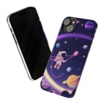 Space Astronaut Slim Phone Case