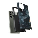 Stormy Seas Tough Phone Case - Pirate Ship Design