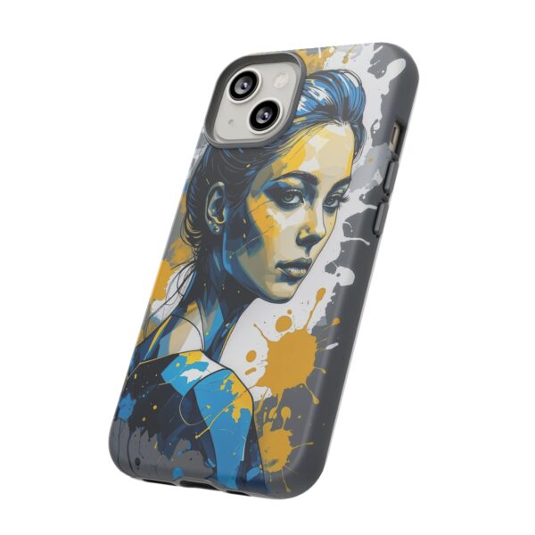 Vibrant, Artistic Tough Phone Case, Modern Art, Smartphone Accessories