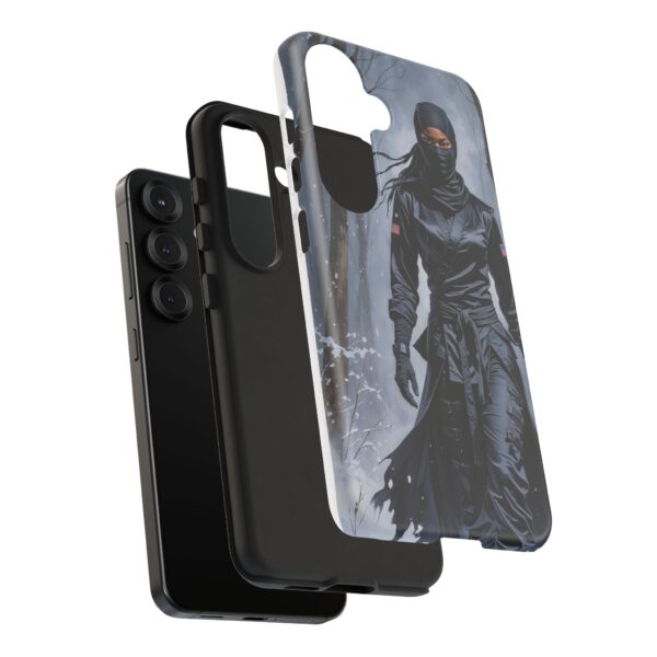 Artistic Phone Case, Ninja Aesthetic, Unique Smartphone Cover, Adventurous Spirit