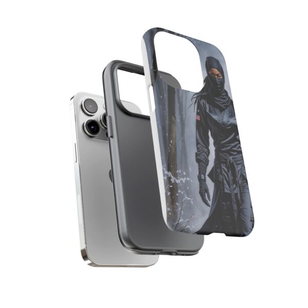 Artistic Phone Case, Ninja Aesthetic, Unique Smartphone Cover, Adventurous Spirit