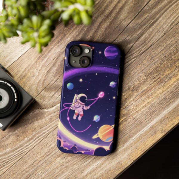 Space Astronaut Slim Phone Case