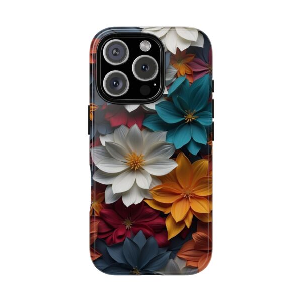 Floral Tough Phone Case - Vibrant Flower Design for Stylish Protection