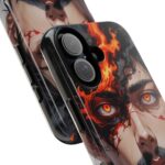 Fiery Design, Anime Style, Unique Cell Phone Accessory, Strong and Stylish
