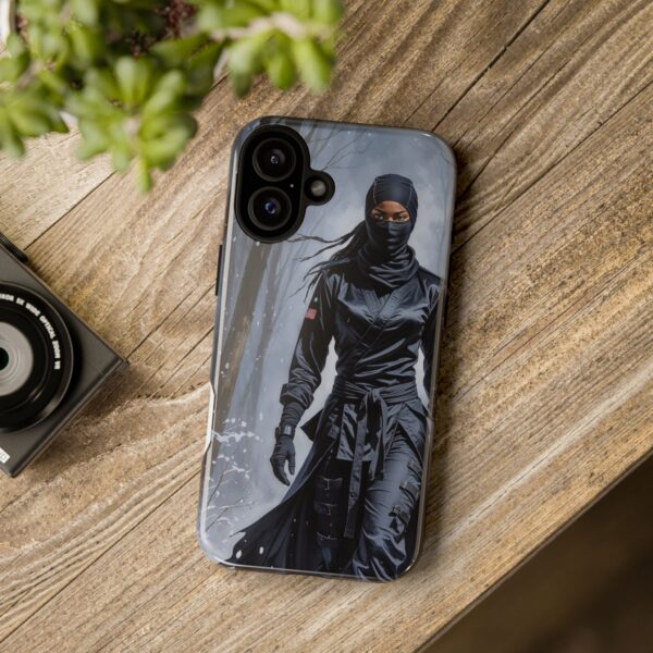 Artistic Phone Case, Ninja Aesthetic, Unique Smartphone Cover, Adventurous Spirit