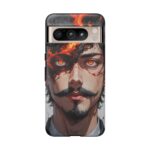 Fiery Design, Anime Style, Unique Cell Phone Accessory, Strong and Stylish