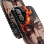 Fiery Design, Anime Style, Unique Cell Phone Accessory, Strong and Stylish