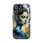 Vibrant, Artistic Tough Phone Case, Modern Art, Smartphone Accessories