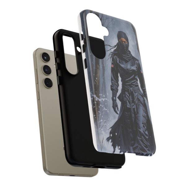 Artistic Phone Case, Ninja Aesthetic, Unique Smartphone Cover, Adventurous Spirit