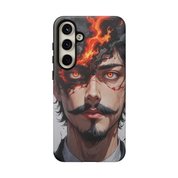 Fiery Design, Anime Style, Unique Cell Phone Accessory, Strong and Stylish