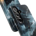 Stormy Seas Tough Phone Case - Pirate Ship Design