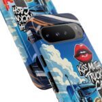 Cool Phone Case for Truck Lovers, Trucking Gifts, Unique Truck Driver Accessories, Kiss Mutha Truckin Cash Design, Fun Car Enthusiast Gift