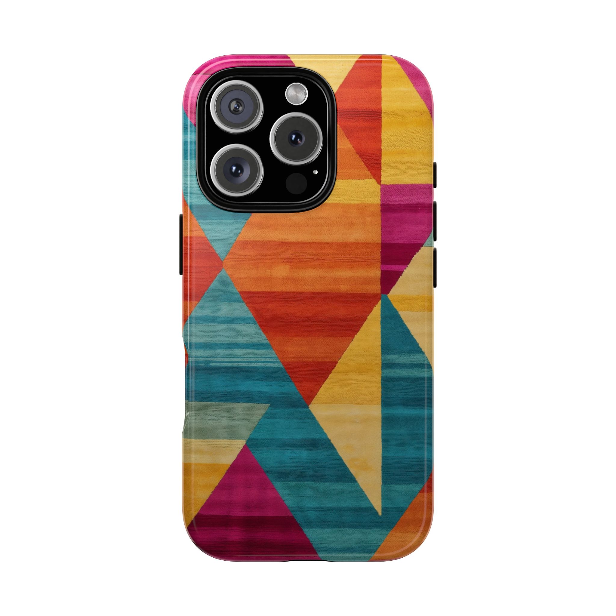 Colorful Geometric, Abstract, Stylish, Modern Smartphone Cover, Gift for Her/Him, Trendy Accessories, Birthday Gift