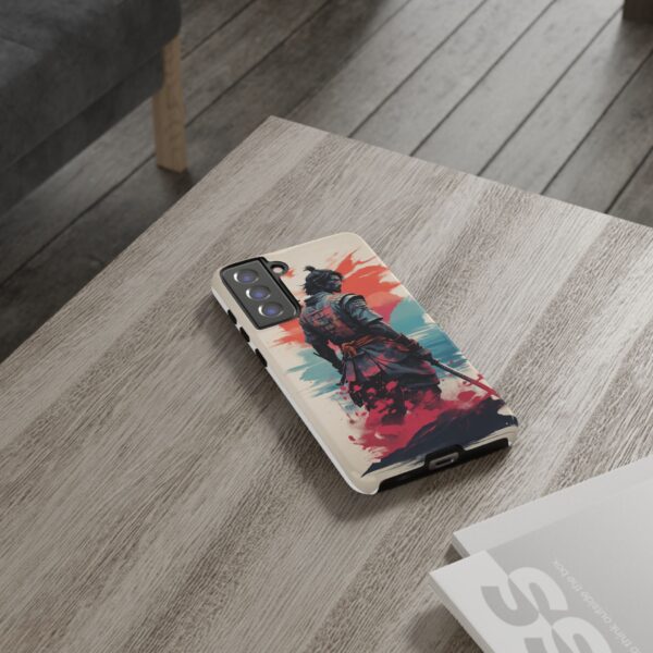 Samurai Warrior Phone Case, Tough Cases, Unique Phone Accessories, Phone Cover Gift, Gamer Phone Decor, Anime Style Case