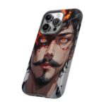 Fiery Design, Anime Style, Unique Cell Phone Accessory, Strong and Stylish