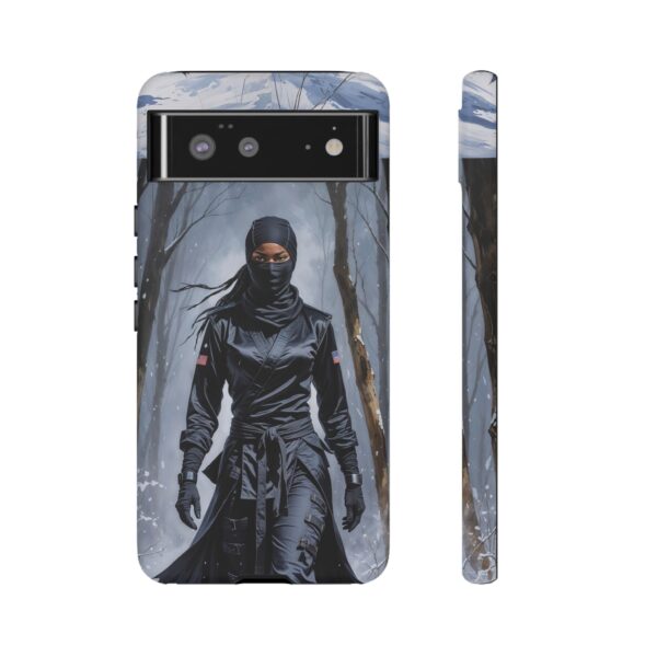 Artistic Phone Case, Ninja Aesthetic, Unique Smartphone Cover, Adventurous Spirit