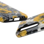 Floral Phone Case, Yellow Flower Design, Stylish Phone Protection
