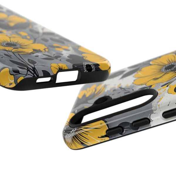 Floral Phone Case, Yellow Flower Design, Stylish Phone Protection