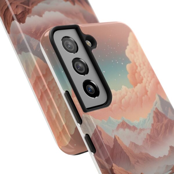 Mountain Reflection Tough Phone Case - Nature-Inspired Design for Adventurers