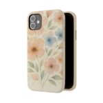 Floral Biodegradable Phone Case - Eco-Friendly Nature Design