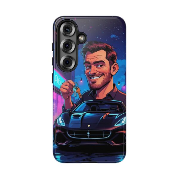 Stylish Car Enthusiast Phone Case with Key Design