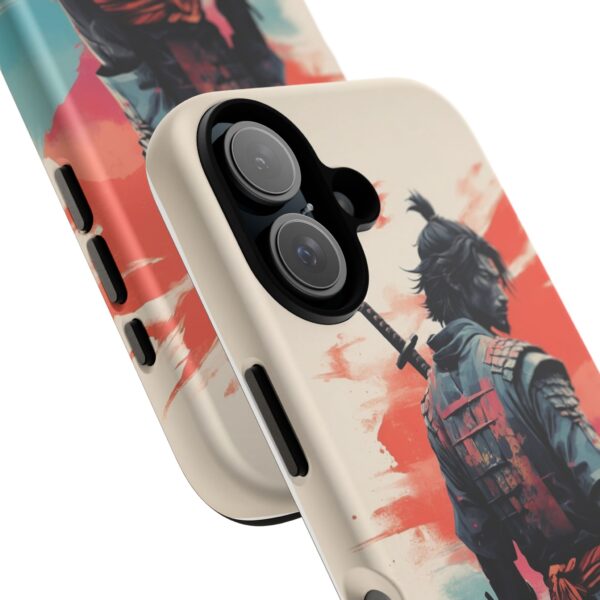 Samurai Warrior Phone Case, Tough Cases, Unique Phone Accessories, Phone Cover Gift, Gamer Phone Decor, Anime Style Case