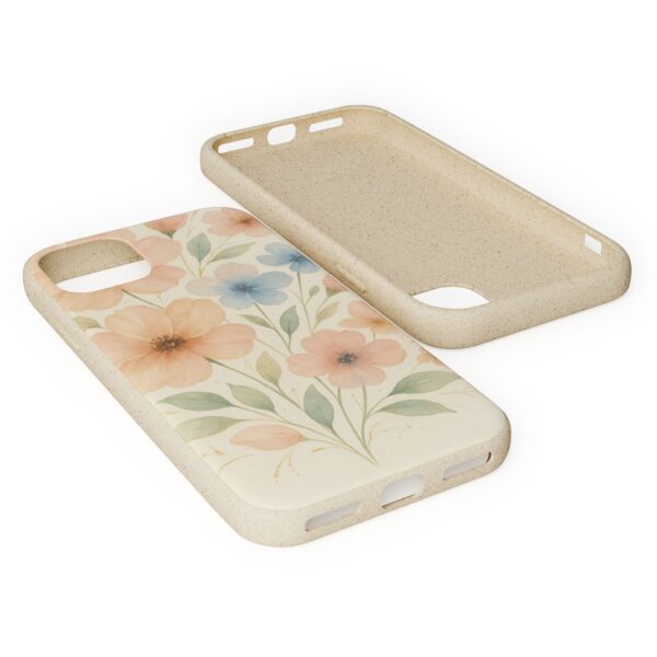 Floral Biodegradable Phone Case - Eco-Friendly Nature Design