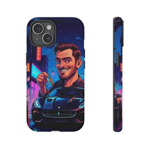 Stylish Car Enthusiast Phone Case with Key Design