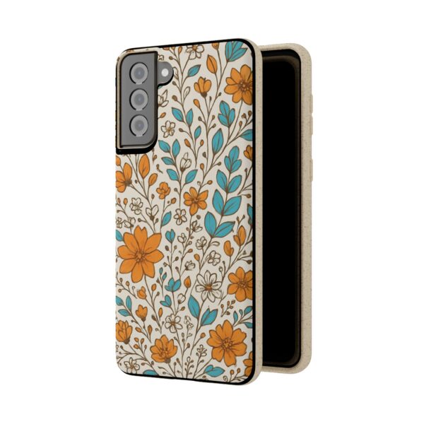 Floral Biodegradable Phone Case - Eco-Friendly Design for Nature Lovers