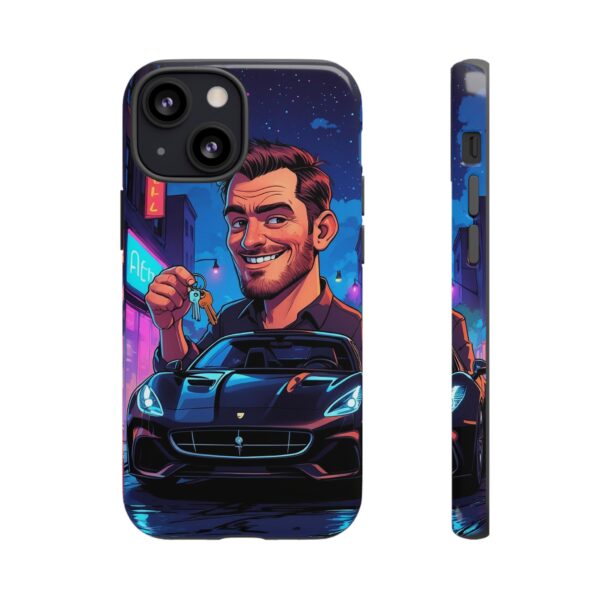 Stylish Car Enthusiast Phone Case with Key Design