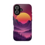 Mountain Sunset Phone Case - Tough Cases for Nature Lovers