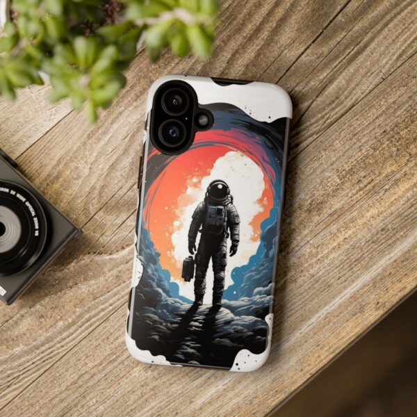 Astronaut Case, Tough Phone Cover, Galaxy Art Protector, Space Lover Gift, Unique Mobile Accessory