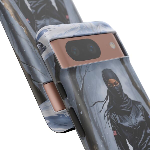 Artistic Phone Case, Ninja Aesthetic, Unique Smartphone Cover, Adventurous Spirit