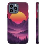 Mountain Sunset Phone Case - Tough Cases for Nature Lovers
