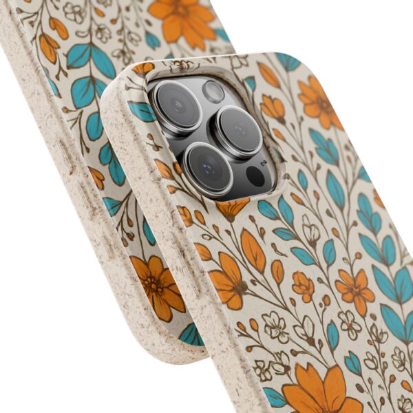 Floral Biodegradable Phone Case - Eco-Friendly Design for Nature Lovers