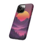 Mountain Sunset Phone Case - Tough Cases for Nature Lovers
