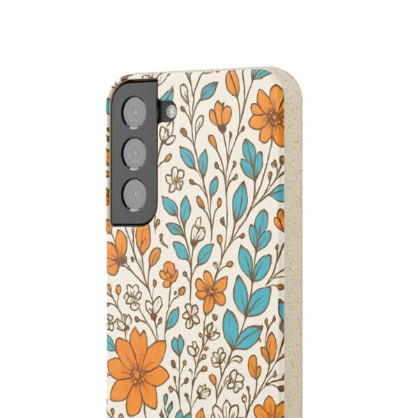 Floral Biodegradable Phone Case - Eco-Friendly Design for Nature Lovers