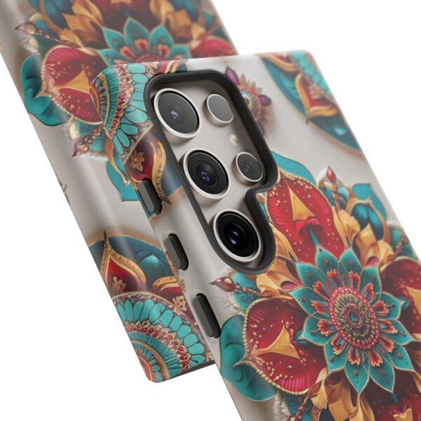 Colorful Mandala Phone Cover, Bohemian Style Accessory, Unique Gift for Her, Stylish Smartphone Protection