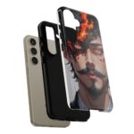 Fiery Design, Anime Style, Unique Cell Phone Accessory, Strong and Stylish